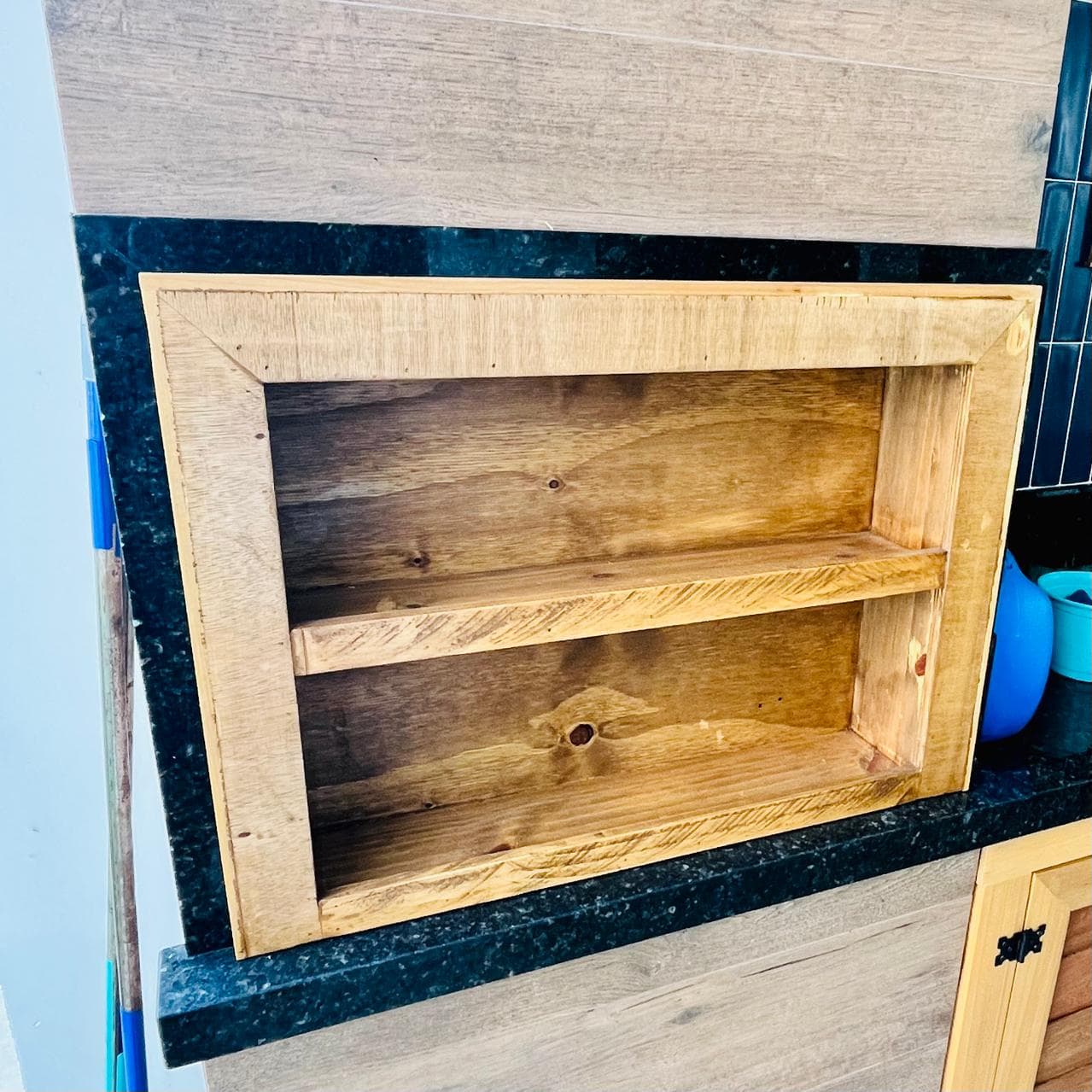 Fechamento de churrasqueira